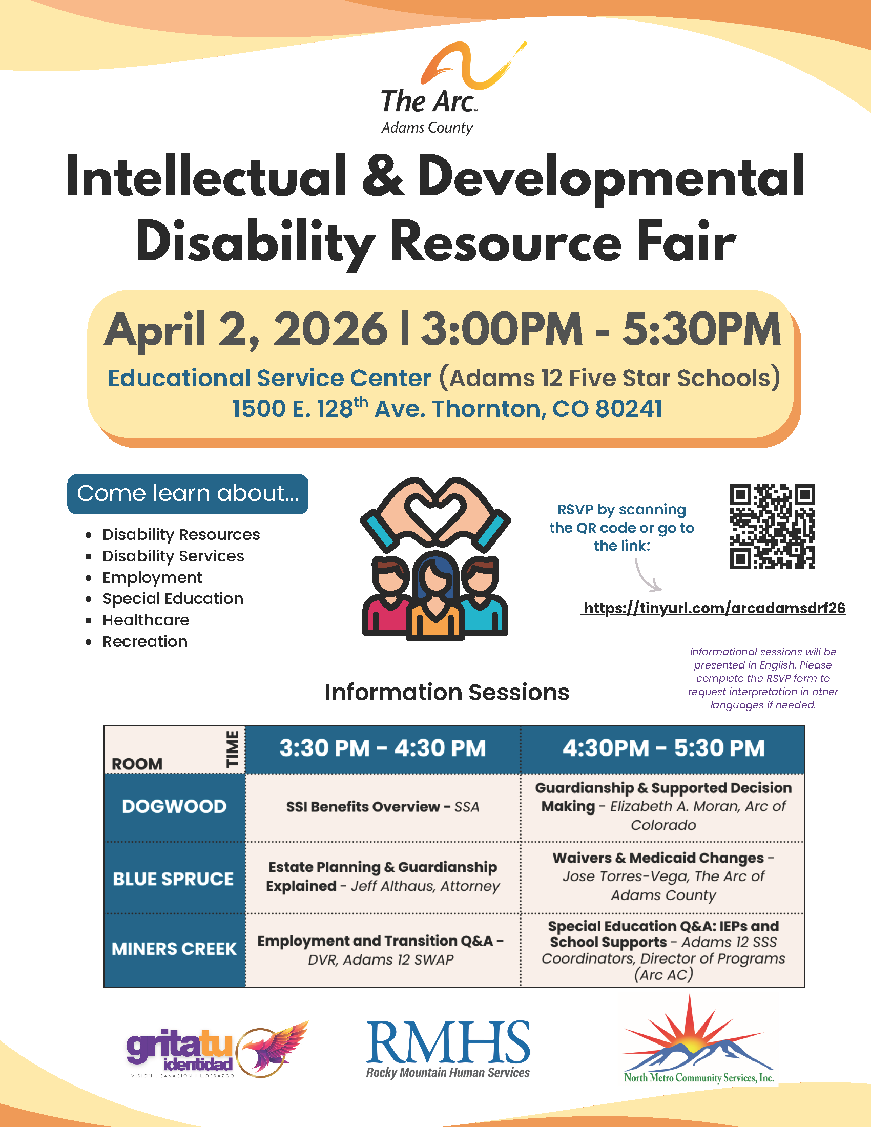 Arc of Adams County - Intellectual & Developmental Disability Resource Fair