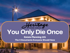 You Only Die Once - The 4 Documents Everyone Needs
