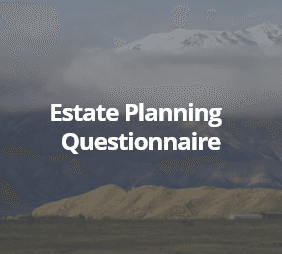 Estate planning questionnaire